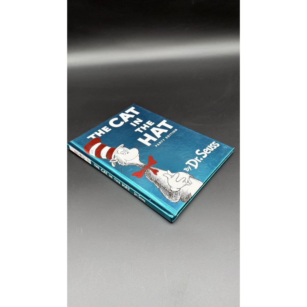 Dr Seuss The Cat in the Hat Party Edition Metallic Foil Hardcover Random House